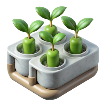 beautiful modern Hydroponic System Nft Channels Transparent Background high quality png