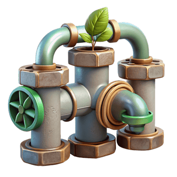wonderful traditional Hydroponic System Piping and Valves Cutout genuine png