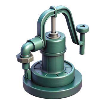 vibrant traditional Hydroponic System Water Pump Detail Cutout professional png