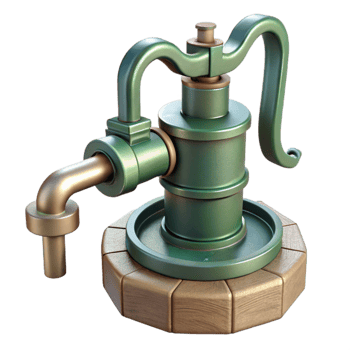 beautiful classic Hydroponic System Water Pump Detail Cutout high quality png