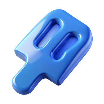 wonderful abstract Ice Scraper Plastic Blue Cutout png