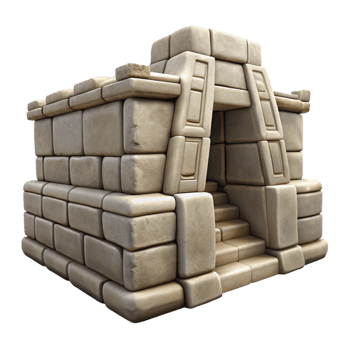 beautiful vintage Inca Wall Stonework Detail Cutout Element original png