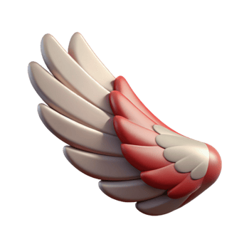 serene rustic Injured Bird Wing Transparent Cutout genuine png