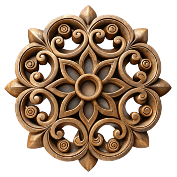 stunning traditional Intricate Scroll Saw Detail Isolated Cutout professional png
