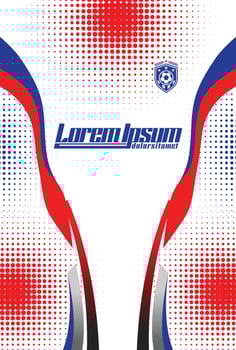 Abstract background for sports jersey pattern halftone white vector