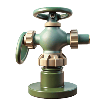 elegant classic Irrigation System Sprinkler Head Front View original png