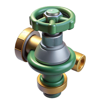 beautiful abstract Irrigation System Sprinkler Head Front View authentic png