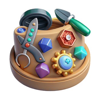 magnificent traditional Jewelry Designer with Gems and Tools Cutout genuine png