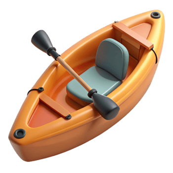 stunning vintage Kayak Cockpit Empty Isolated high quality png