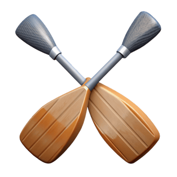 magnificent classic Kayak Paddle Two Bladed Isolated high quality png