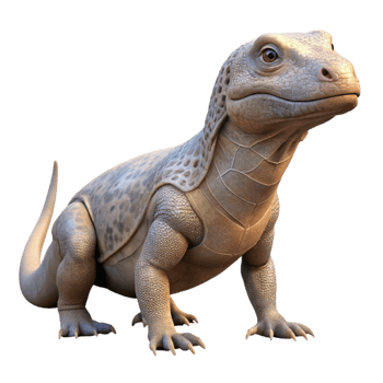 extraordinary traditional Komodo Dragon Side Profile Transparent Background authentic png
