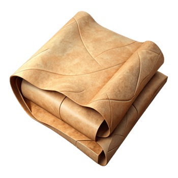 dramatic minimalist Kraft Paper Texture Close Up Transparent Background high quality png