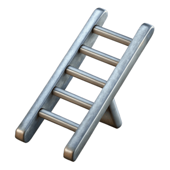 magnificent rustic Ladder Aluminum Extendable Cutout Element professional png