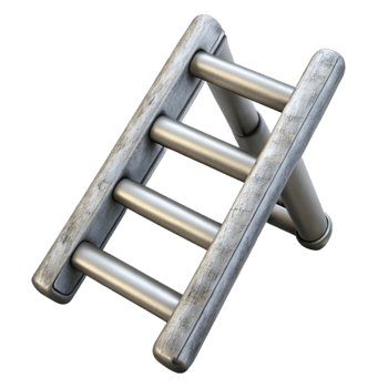 magnificent minimalist Ladder Aluminum Extendable Cutout Element high quality png