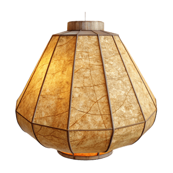 vibrant minimalist Lamp Shade Paper Material professional png