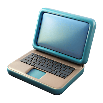 dramatic traditional Laptop Touchpad Close Up View Isolated on Transparent Background professional png