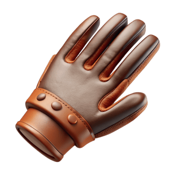elegant contemporary Leather Glove Fourchette Detail Element original png