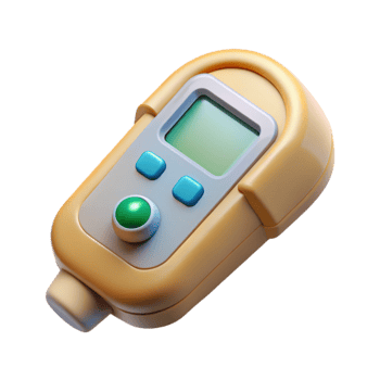 extraordinary rustic Light Meter with Digital Display on Transparent Background exclusive png
