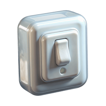 serene abstract Light Switch White Plastic Transparent Element authentic png