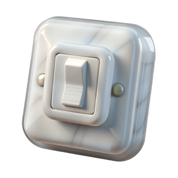 serene abstract Light Switch White Plastic Transparent Element premium png