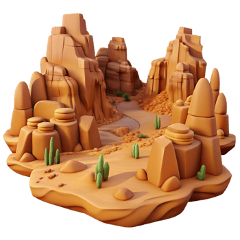 wonderful creative A Desert Canyon with Intricate Rock Format exclusive png