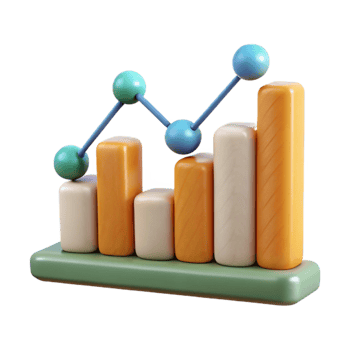 extraordinary traditional Line Graph Showing Growth Transparent Background high quality png