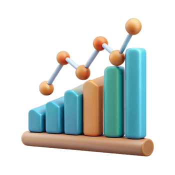 magnificent vintage Line Graph Showing Growth Transparent Background genuine png