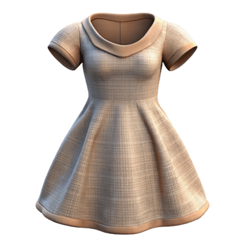 extraordinary creative Linen Dress Neckline Facing Detail Transparent Element premium png
