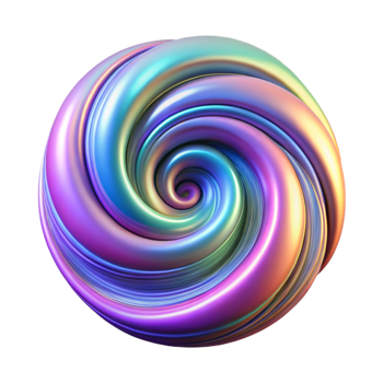 vibrant modern A Swirling Vortex of Chromatic Aberratio png