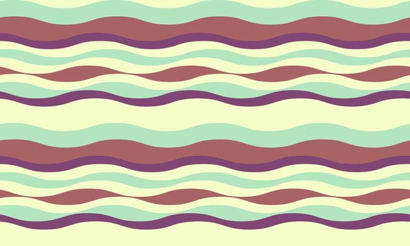 Abstract wavy stripes pattern in calming pastel hues. Perfect for textile design, website backgrounds, or branding projects. Evokes feelings of serenity, rhythm, and fluidity. vector