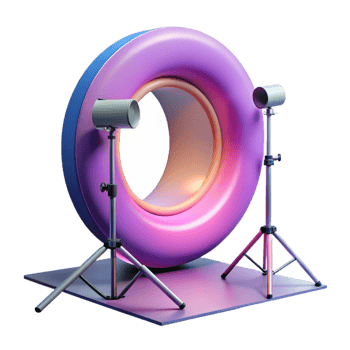 serene classic Loop Lighting Photography Setup Isolated high resolution png