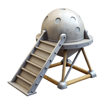 impressive modern Lunar Module Ladder Extended Down exclusive png