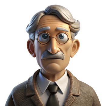 vibrant classic Portrait of an Elderly Man with Deep Wrin professional png