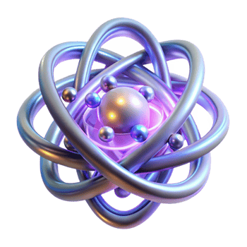 serene traditional A Quantum Computer Glowing with Ethereal detailed png