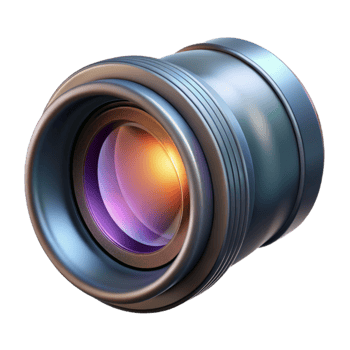vibrant creative Macro Photography Lens Extreme Closeup Isolated authentic png