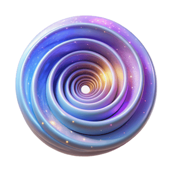 elegant contemporary A Mesmerizing Spiral of Light Particles premium png