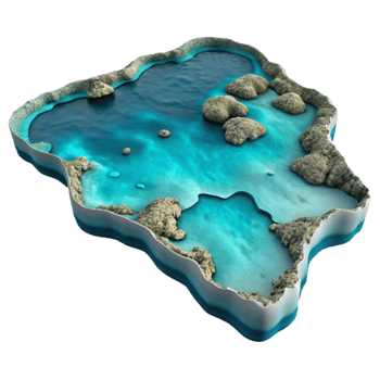 wonderful contemporary Maldives Atolls Turquoise Water Aerial View Cutout authentic png