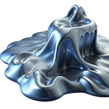 extraordinary creative A Flowing River of Liquid Metal Reflectin genuine png