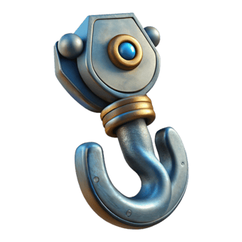 extraordinary artistic Marine Salvage Crane Hook with Heavy Duty Design original png