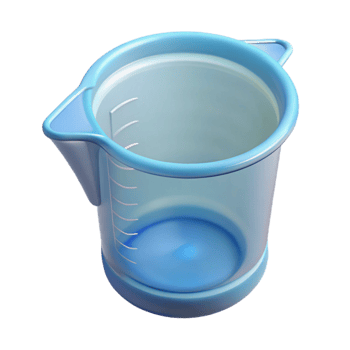 beautiful classic Measuring Cup Clear Plastic Isolated Cutout Transparent Background high quality png