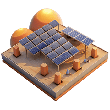 wonderful vintage A Solar Panel Farm Stretching Across a Va high resolution png