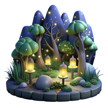 extraordinary classic A Group of Fireflies Illuminating a Dark high resolution png