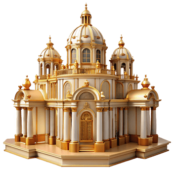 wonderful contemporary An Ornate Baroque Palace Gold and Marble high resolution png