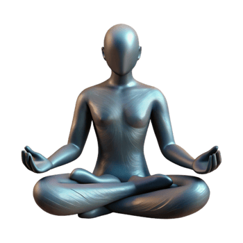 extraordinary classic Meditation Silhouette Lotus Position Transparent Background genuine png