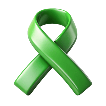 extraordinary contemporary Mental Health Awareness Ribbon Green premium png
