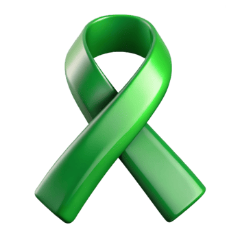extraordinary creative Mental Health Awareness Ribbon Green exclusive png