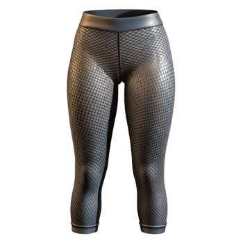 magnificent creative Mesh Leggings Black See Through Isolated Element professional png