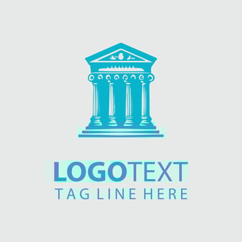 Classical Column Art Logo vector