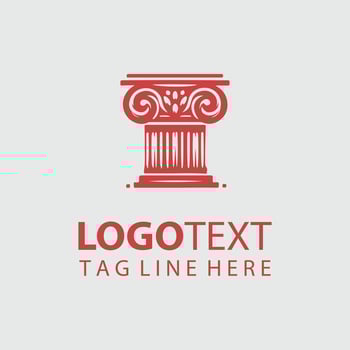 Pillars of Royal Heritage Classical Column Design vector