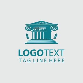 Elegant Architecture Classical Column Design vector